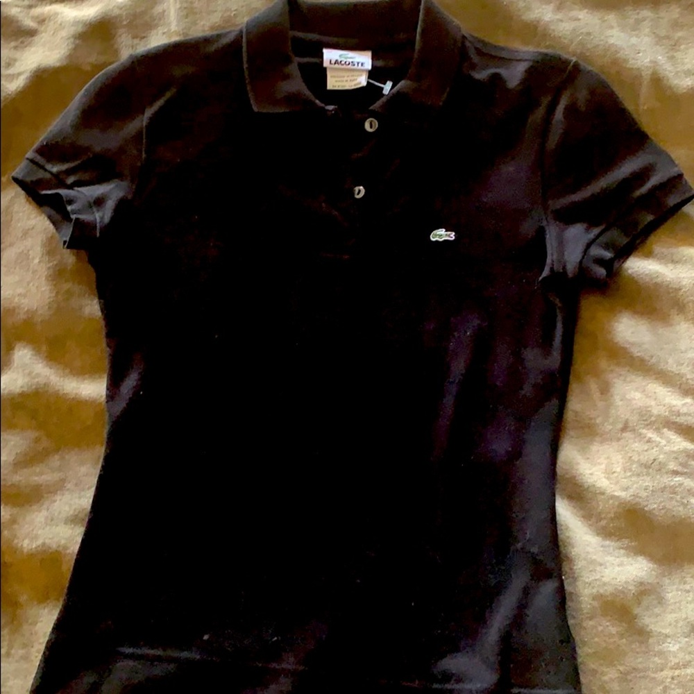 LACOSTE BLACK POLO